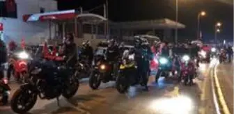 Sinop'ta 29 Ekim Cumhuriyet Bayramı konvoyu