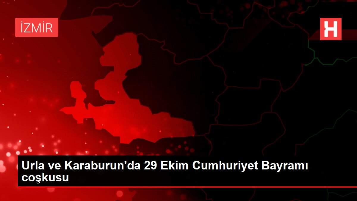 Urla ve Karaburun'da 29 Ekim Cumhuriyet Bayramı coşkusu