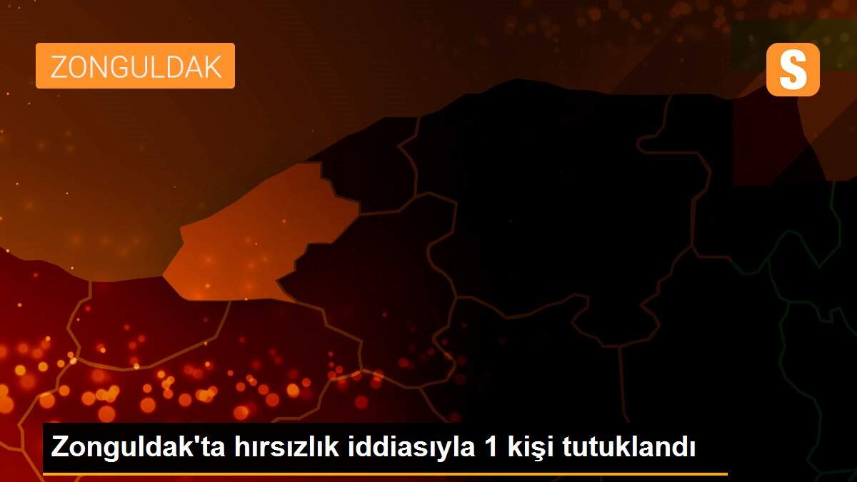 Zonguldak\'ta hırsızlık iddiasıyla 1 kişi tutuklandı
