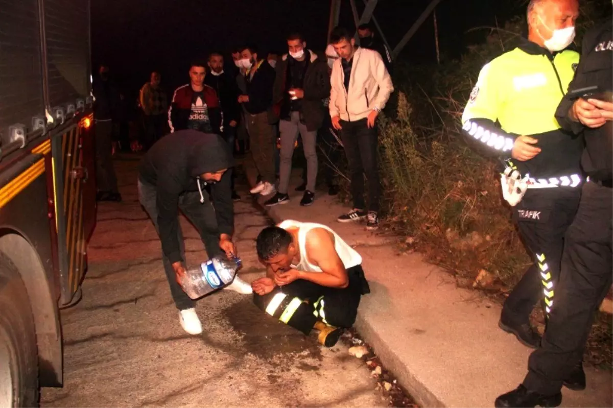 Alevlerin arasında kalan anne hastanede öldü, oğlu yaralandı