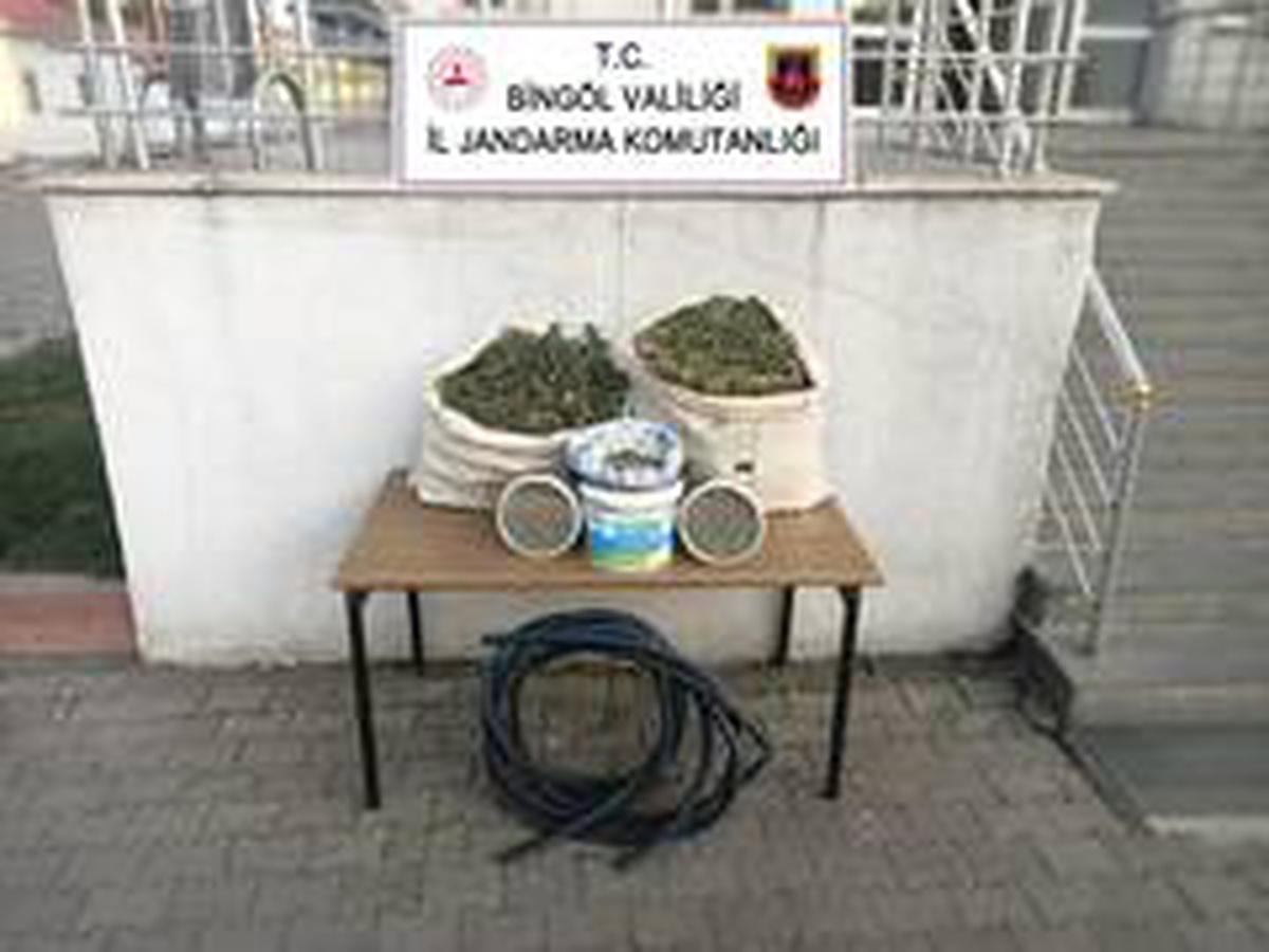 Bingöl\'de 21 kilogram esrar ve kenevir tohumu ele geçirildi