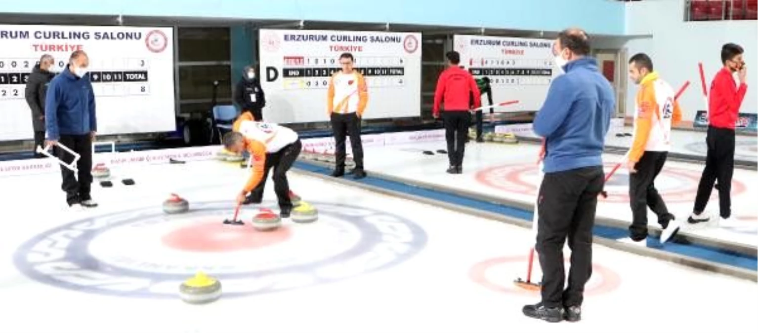 Erzurum\'da curling heyecanı