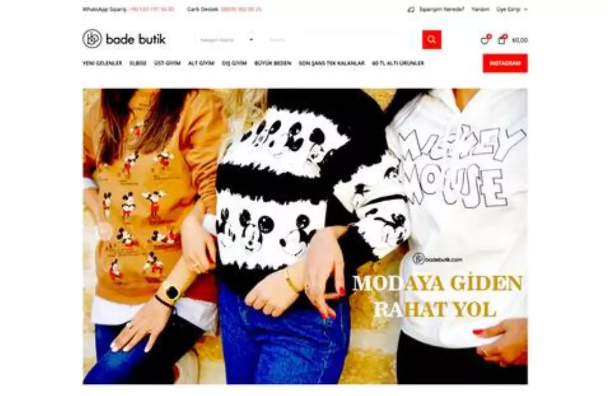 Hızlı ve Kolay Alışveriş Bade Butik\'te