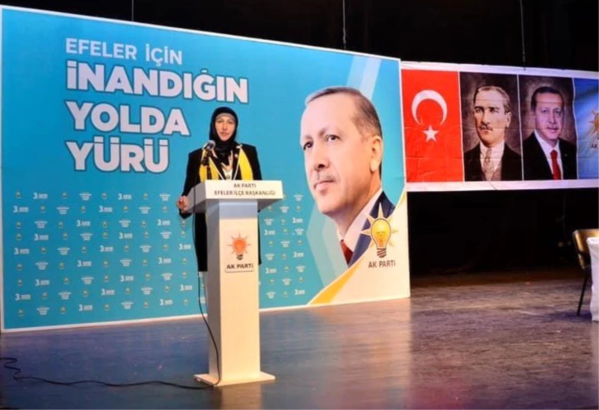 AK Parti Efeler İlçe Kadın Kolları Başkanı Ege, güven tazeledi