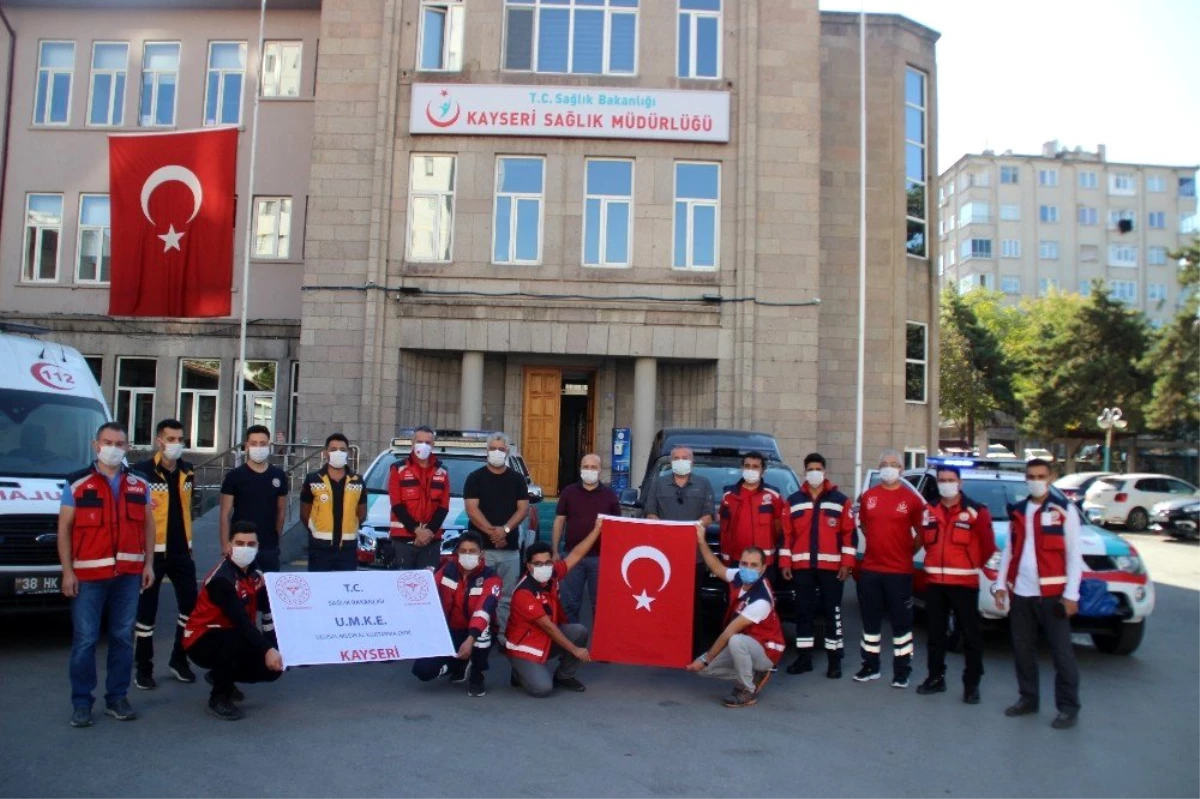 Kayseri UMKE Hatay görevine dualarla uğurlandı