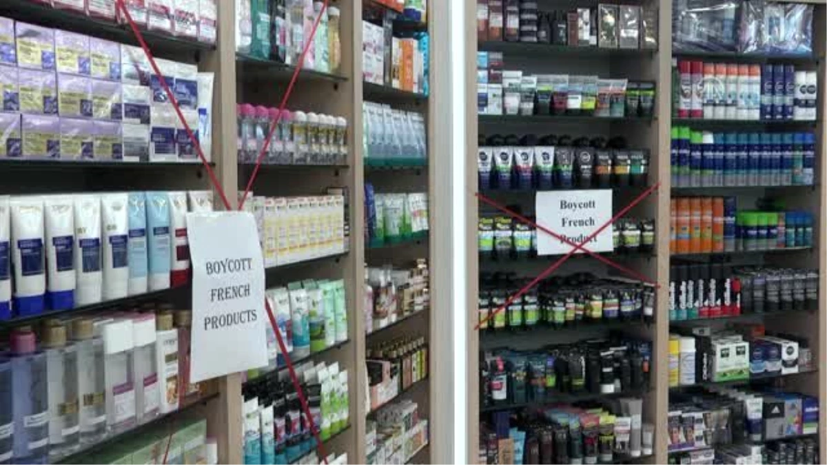 Pakistan\'da marketlerde Fransız ürünleri boykot ediliyor