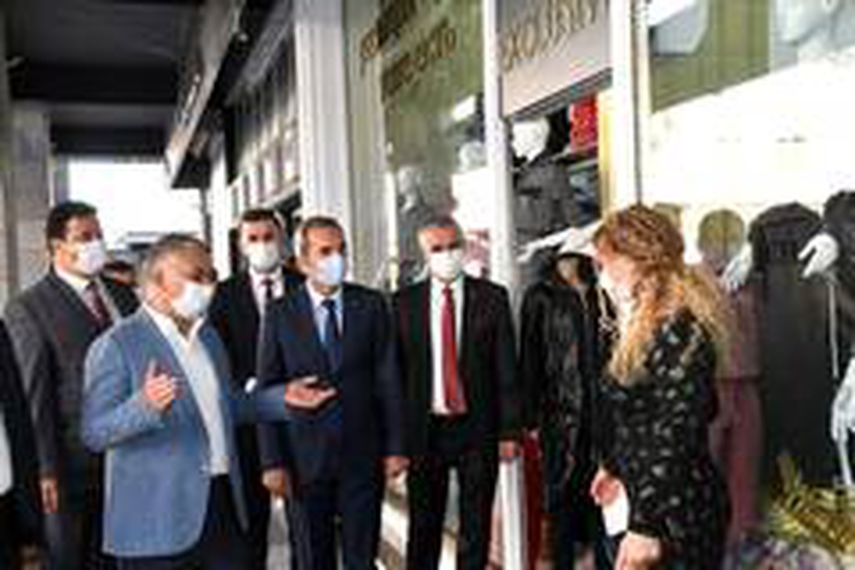 Vali Yazıcı Kemer\'de incelemelerde bulundu