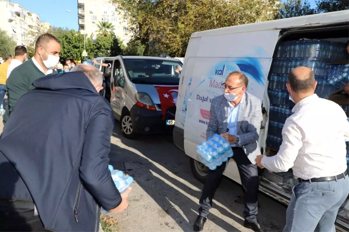 Başkan Akın deprem bölgesinde yardım çalışmalarına katıldı