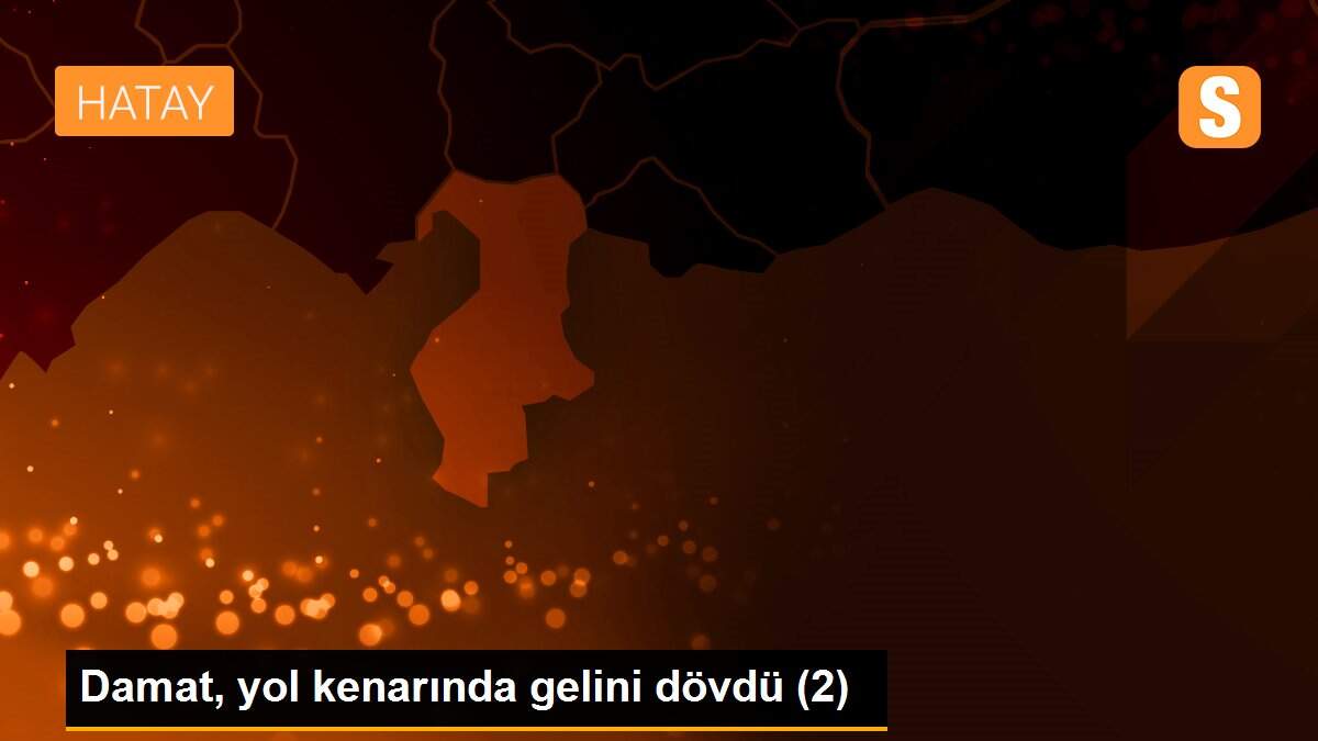 Damat, yol kenarında gelini dövdü (2)