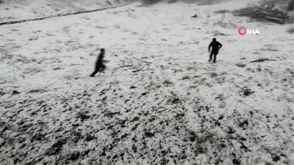 Karabük\'te sezonun ilk karı yağdı