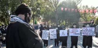 Saraçhane Parkı'nda Fransa protestosu