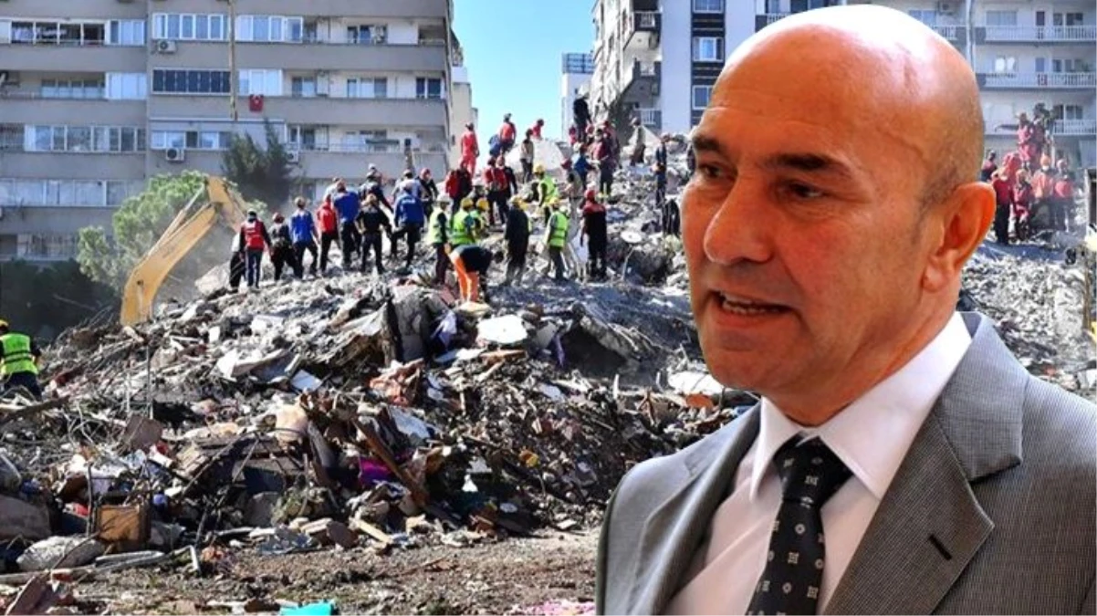 İzmir\'de yıkılan binalara ilişkin tespitleri paylaşan Tunç Soyer, kolonların kesildiği iddiasını doğruladı