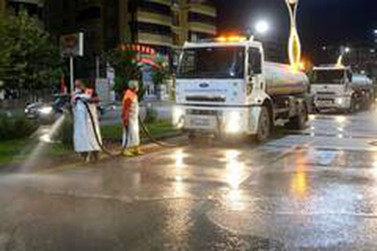 Malatya\'da cadde ve sokaklar temizleniyor
