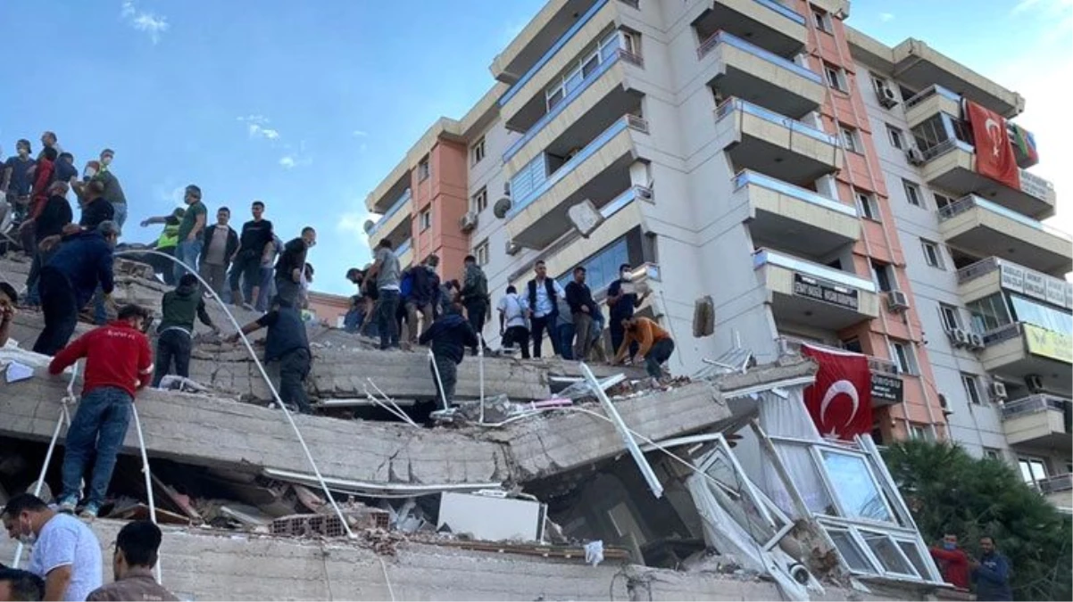 Son Dakika: İzmir\'de 6,6 büyüklüğündeki depremde yıkılan binalara ilişkin 9 kişi gözaltına alındı