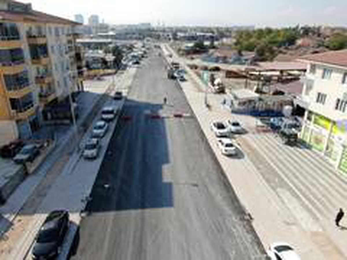 Yeni yol, adına yakışır şekilde modern bir görünüme kavuşuyor