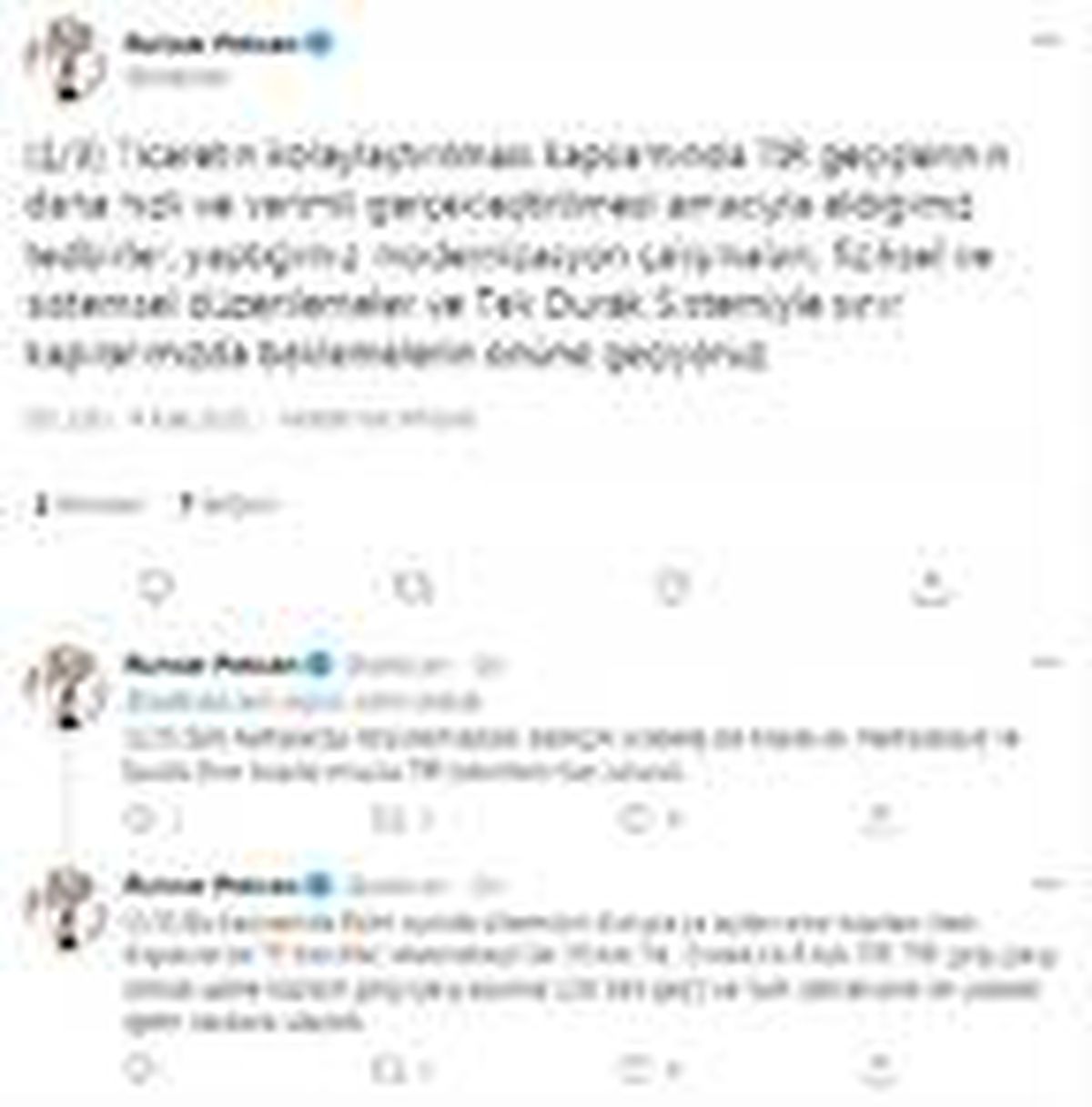 Son dakika haberleri... Bakan Pekcan: Avrupa\'ya açılan sınır kapılarında tüm zamanların en yüksek işlem sayısına ulaşıldı