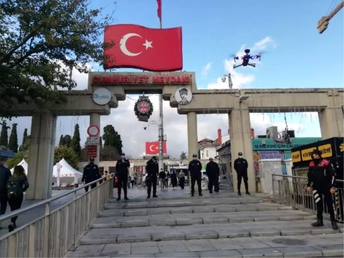 Bakırköy\'de drone destekli koronavirüs denetimi