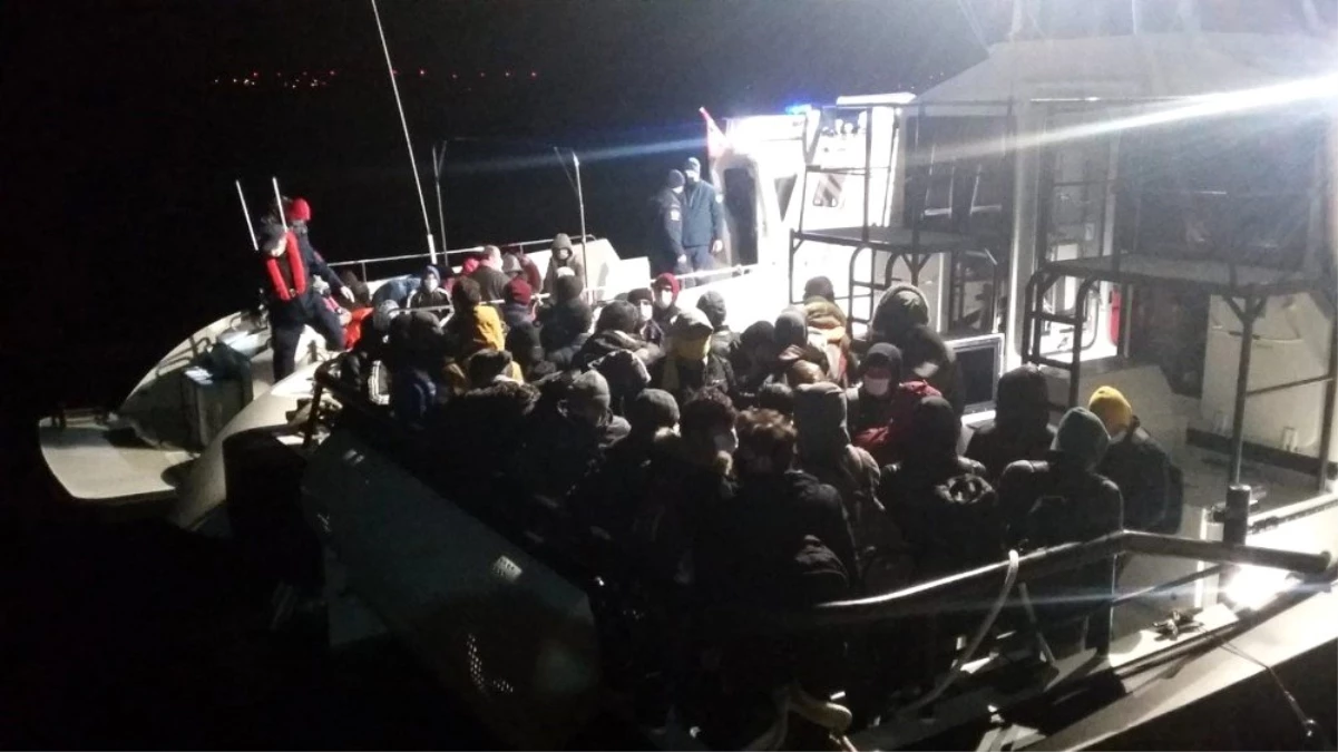 Çanakkale\'de 102 düzensiz göçmen yakalandı
