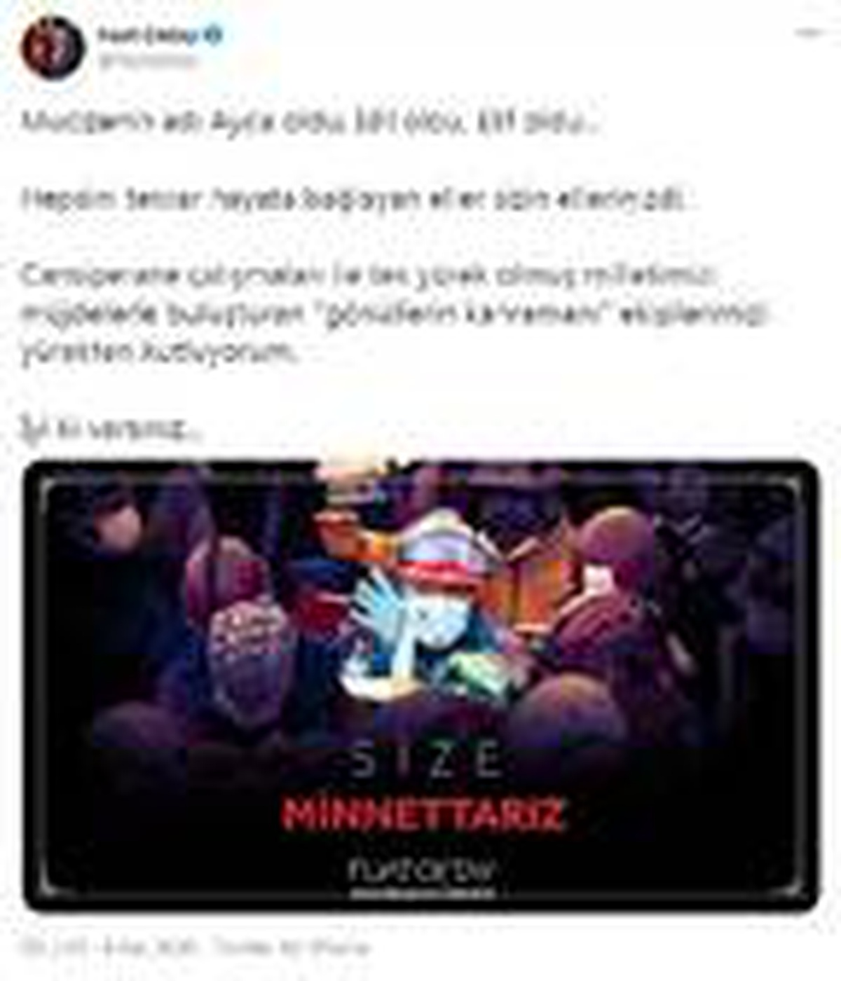 Cumhurbaşkanı Yardımcısı Oktay, arama kurtarma ekiplerini kutladı