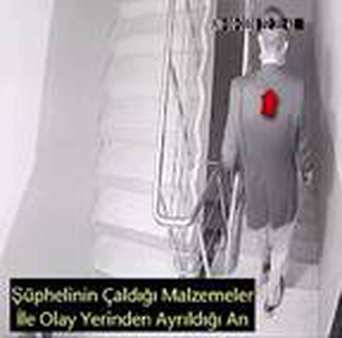 Güvenlik kamerası kayıtlarından tespit edilen hırsızlık şüphelisi tutuklandı