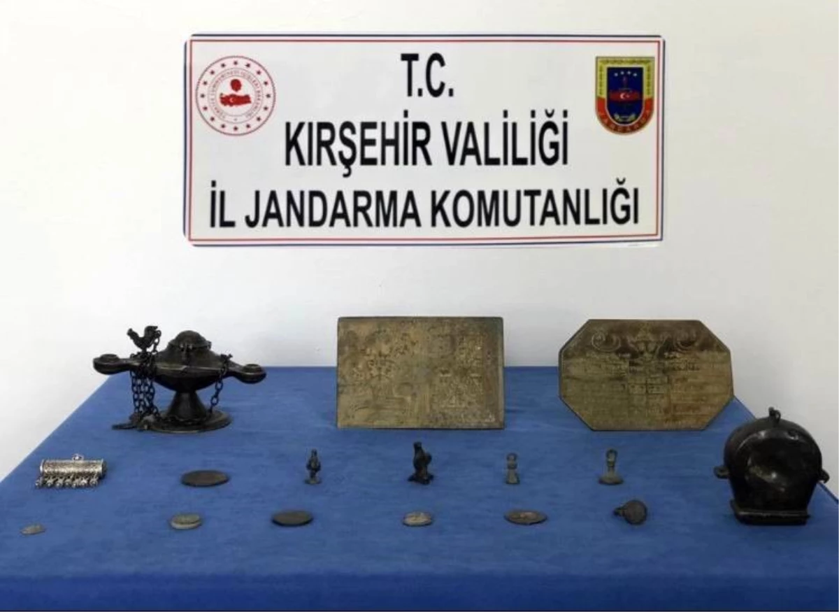 Son dakika haber... Kırşehir Jandarma Komutanlığından tarihi eser operasyonu