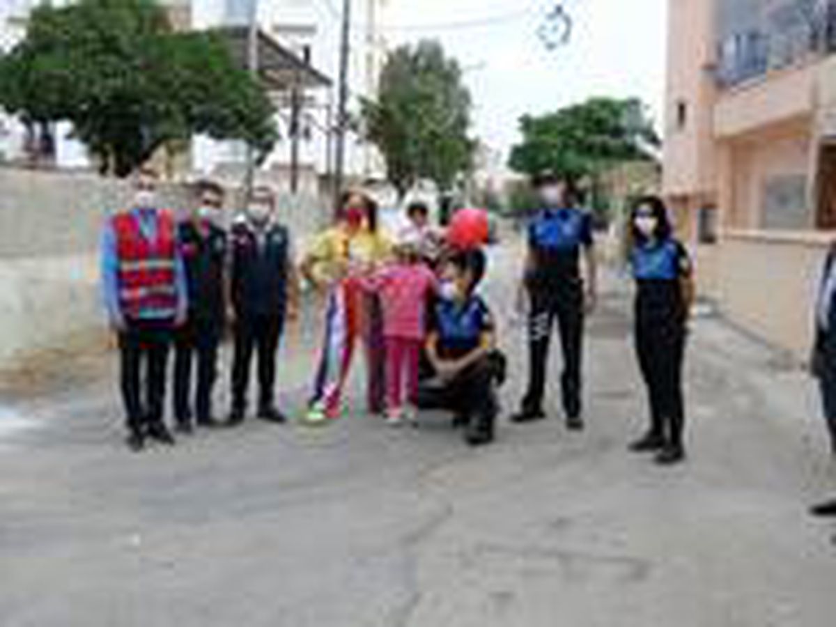 Son dakika haber! Mersin polisi lösemili çocukları mutlu etti