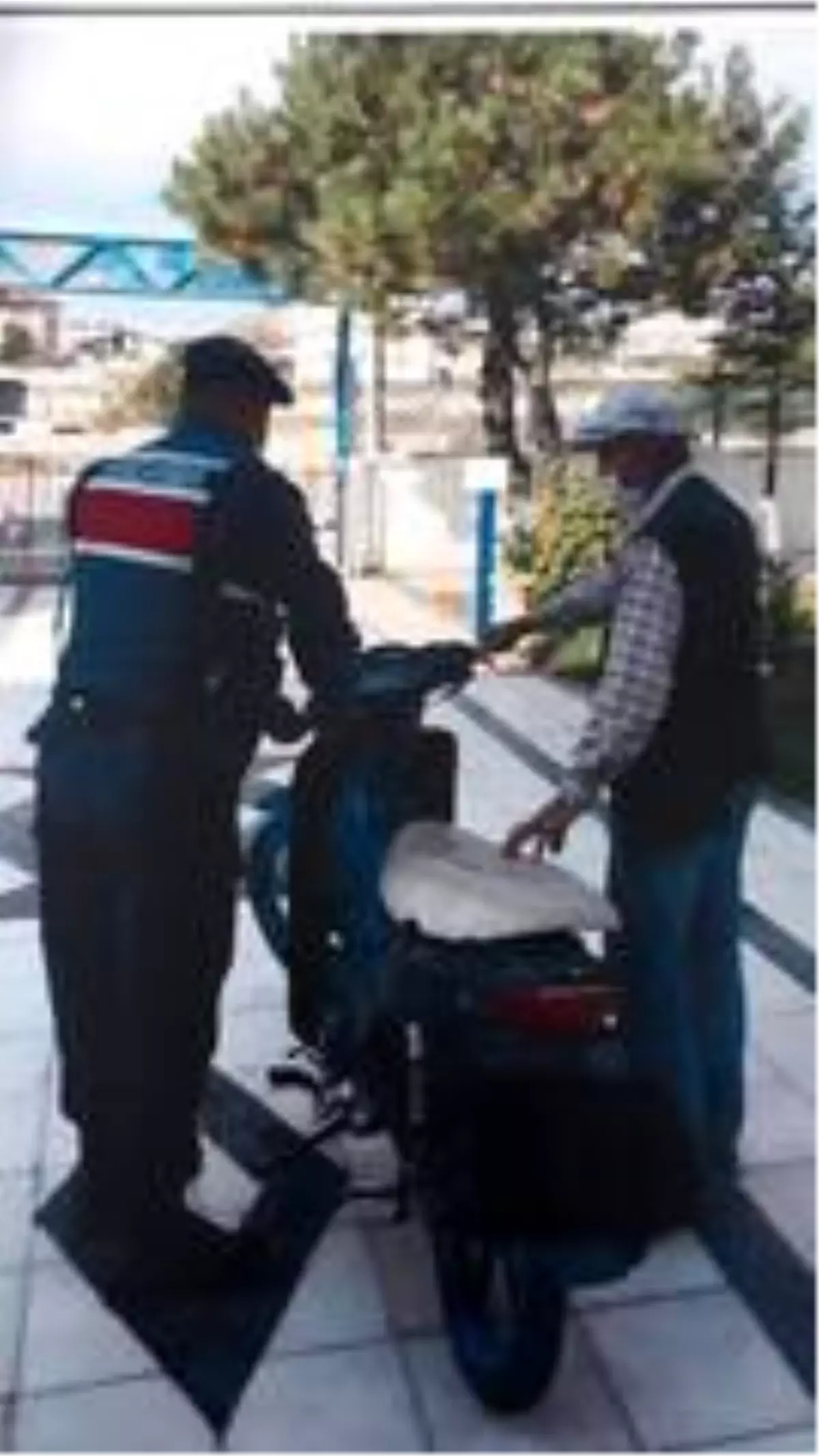 Motosiklet çalan şahıs gözaltına alındı