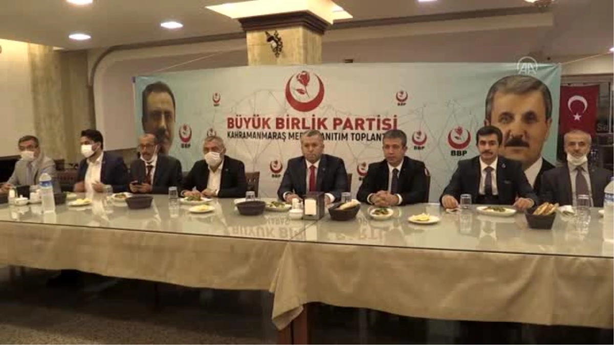 BBP Genel Başkan Yardımcısı Mahmut Yardımcıoğlu Kahramanmaraş\'ta konuştu