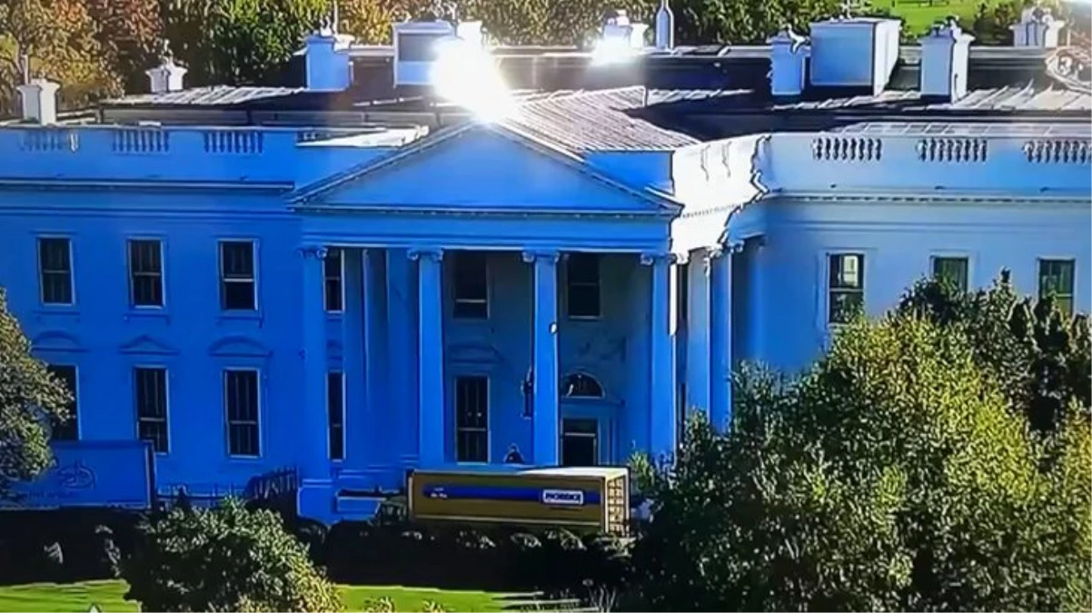 Beyaz Saray\'ın önüne kamyon çekildi, sosyal medya sallandı: Melania gitmeye hazır