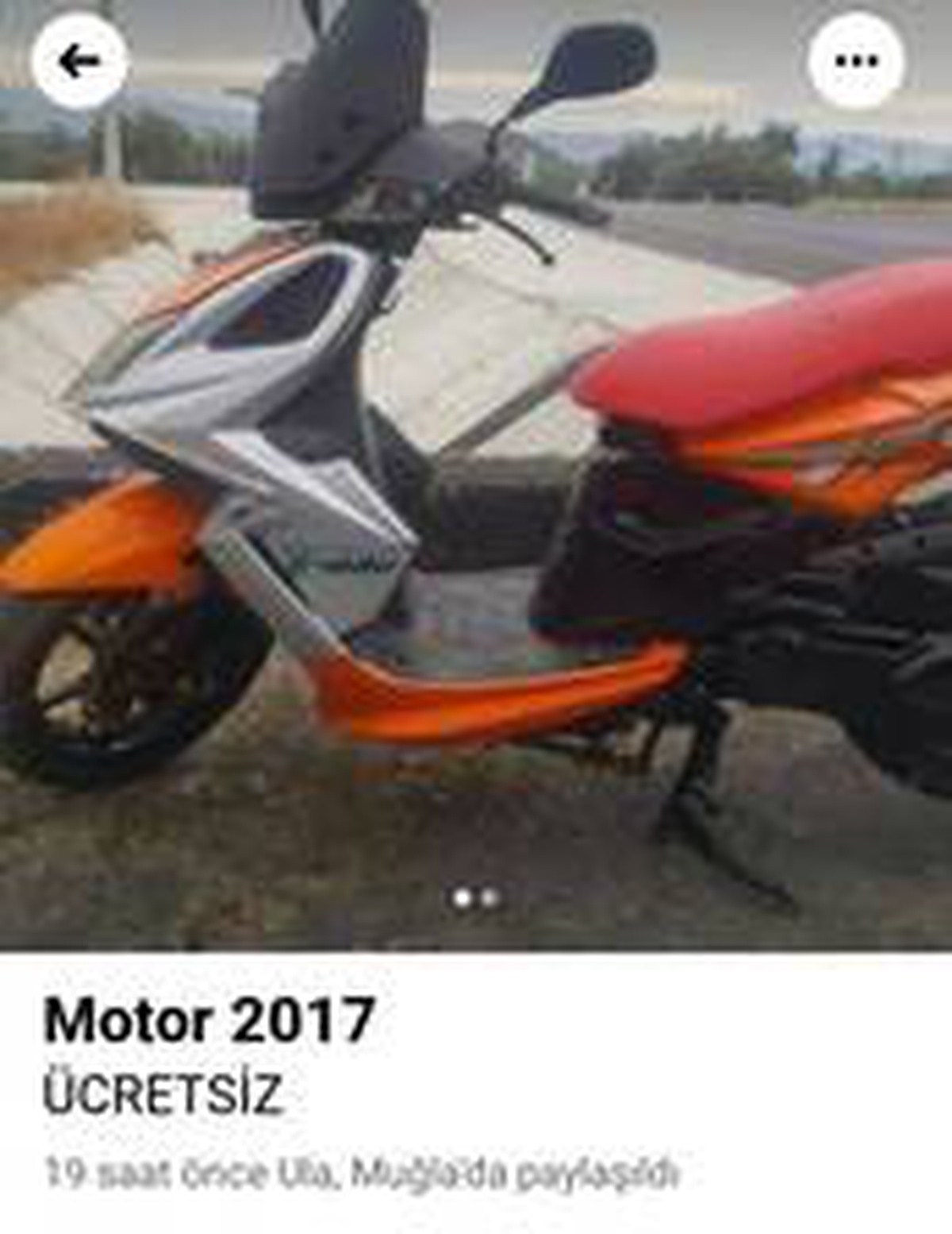 Son dakika haber: Çalıntı motosiklet, sosyal medyadan bulundu