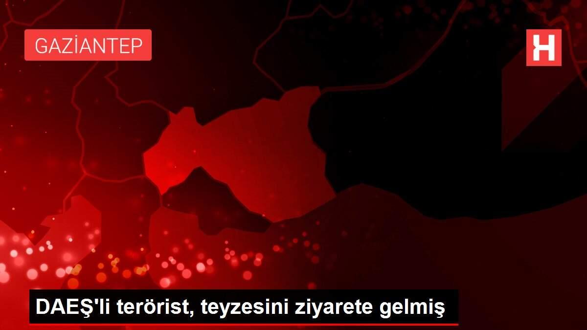 Son dakika gündem: DAEŞ'li terörist, teyzesini ziyarete gelmiş