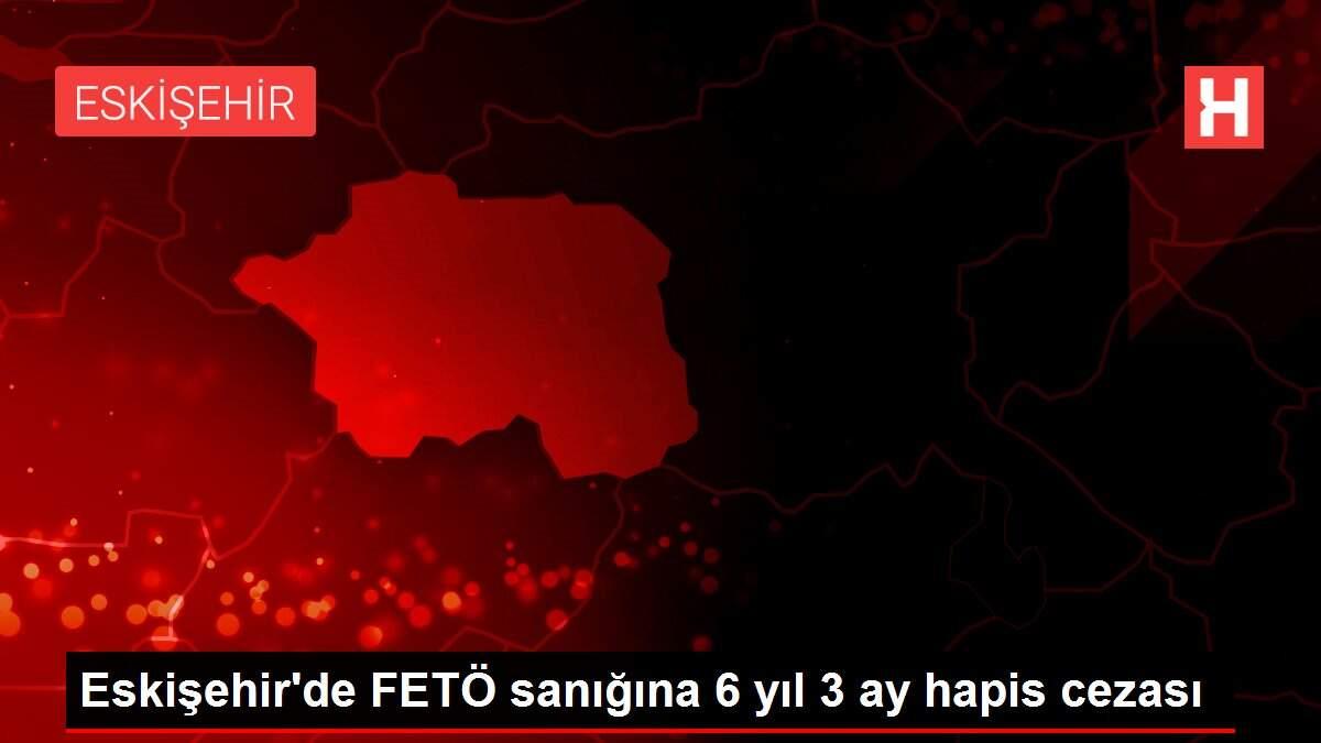 Eskişehir'de FETÖ sanığına 6 yıl 3 ay hapis cezası