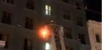 Fatih'te korkutan otel yangını(