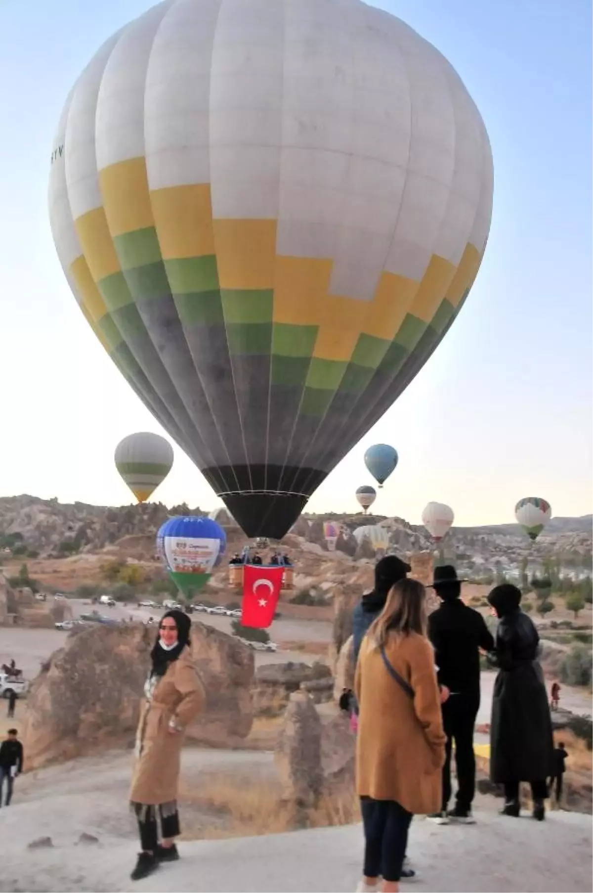 Kapadokya\'ya 10 ayda 874 bin ziyaretçi