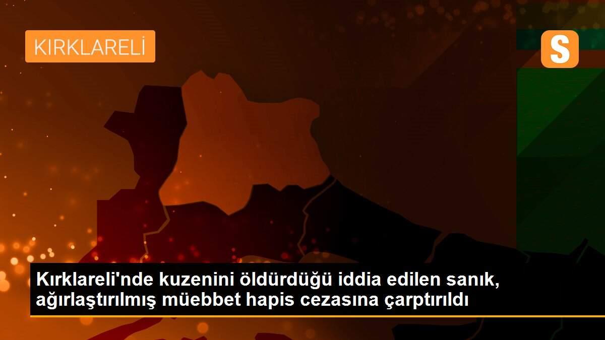Kırklareli\'nde kuzenini öldürdüğü iddia edilen sanık, ağırlaştırılmış müebbet hapis cezasına çarptırıldı