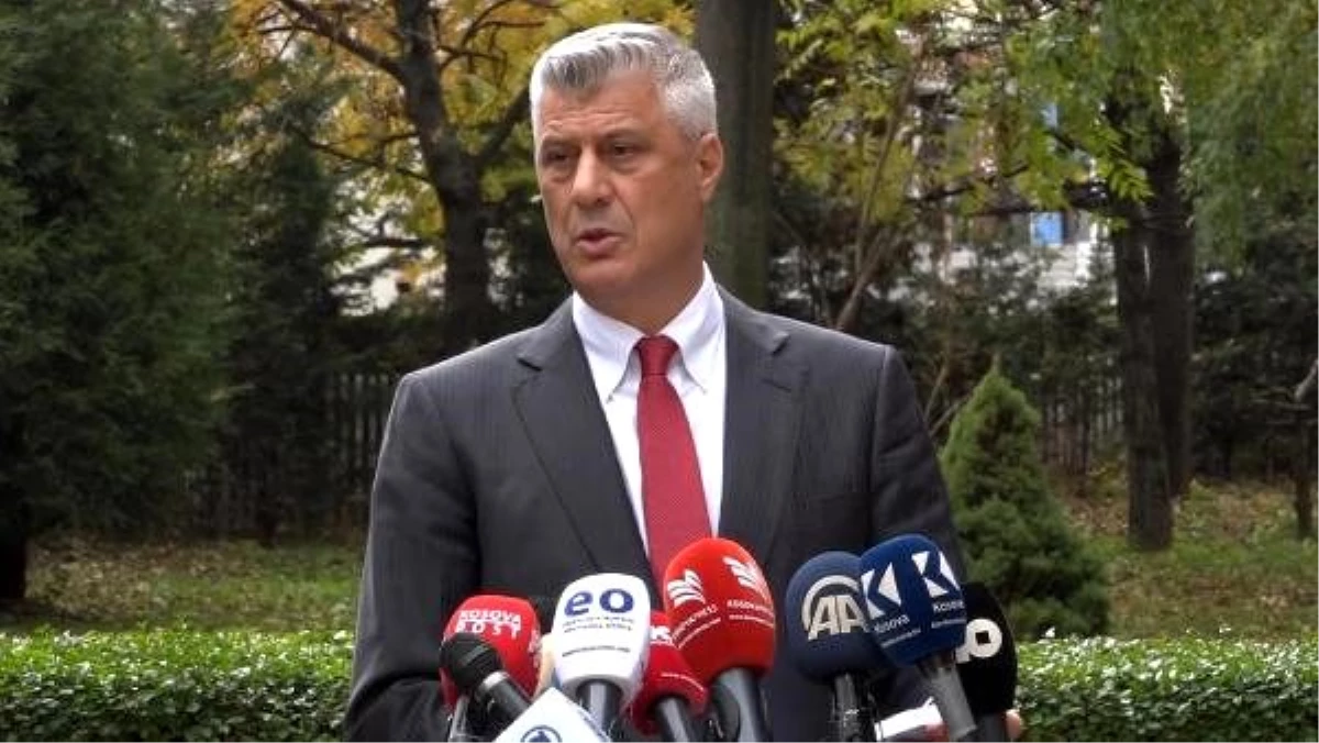 Kosova Cumhurbaşkanı Haşim Thaçi görevinden istifa etti (2)
