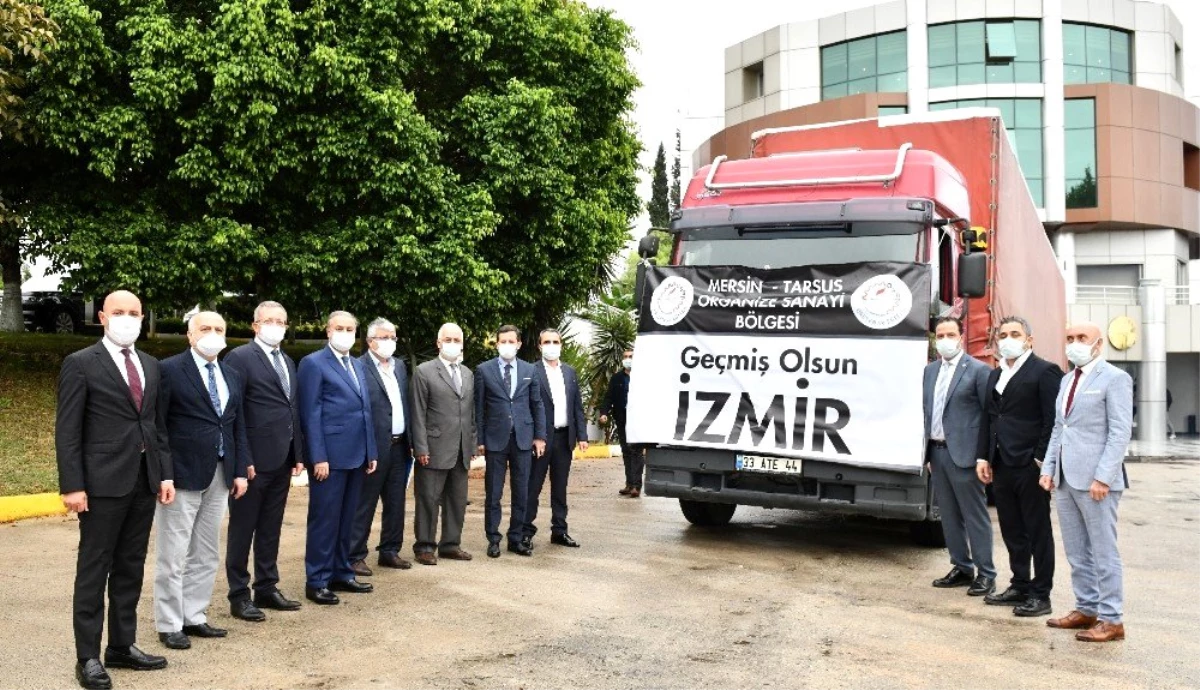 MTOSB\'den İzmir\'e yardım tırı