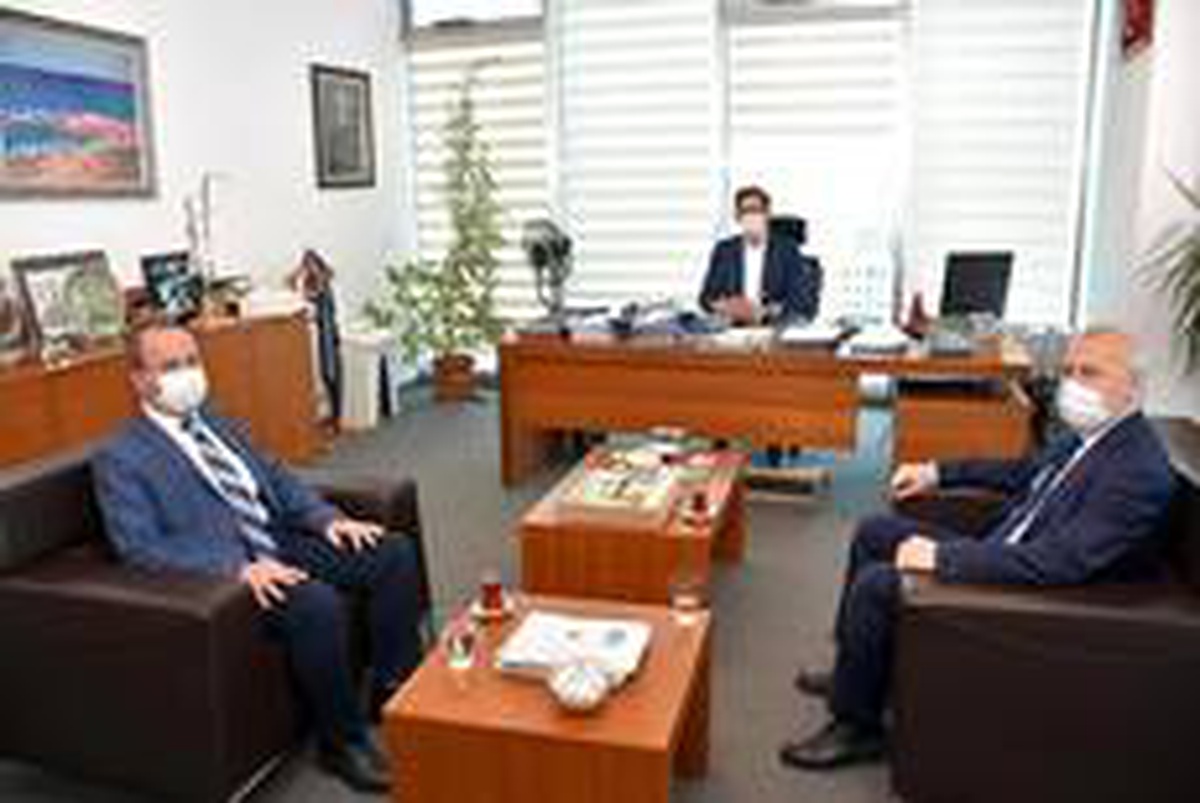 TESKİ Müdürü İçöz, İller Bankası Genel Müdürlüğü yöneticileri ile bir araya geldi