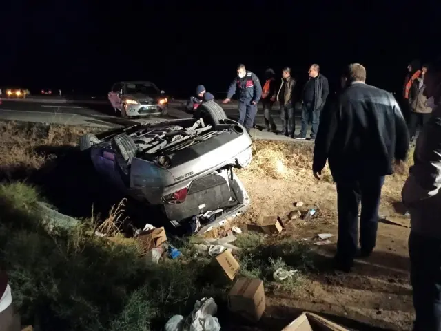 Aksaray'da trafik kazası: 2'si çocuk 4 yaralı