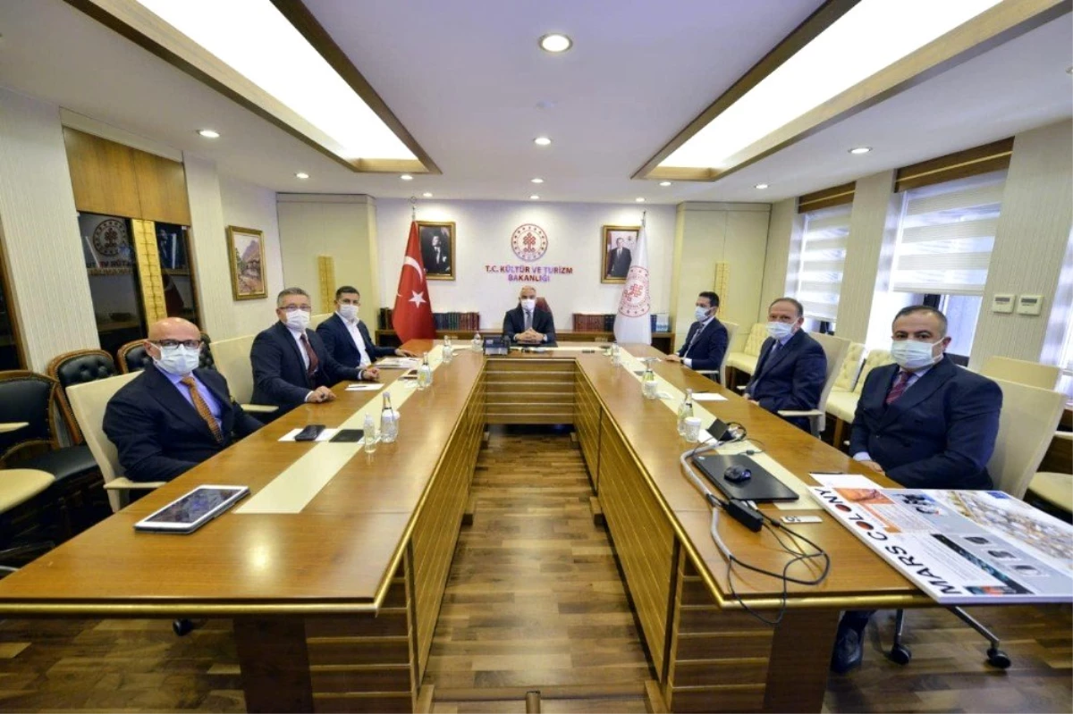 Başkan Günel, Kültür ve Turizm Bakanı Ersoy\'u ziyaret etti
