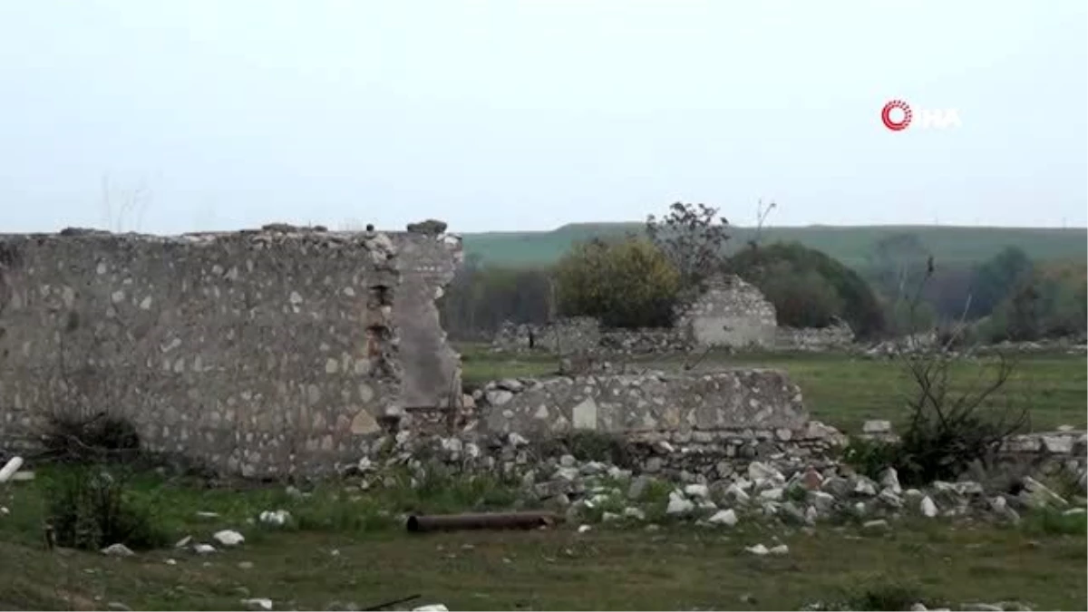 Ermenistan\'ın işgalinden kurtarılan Fuzuli\'deki köylerden yeni görüntüler
