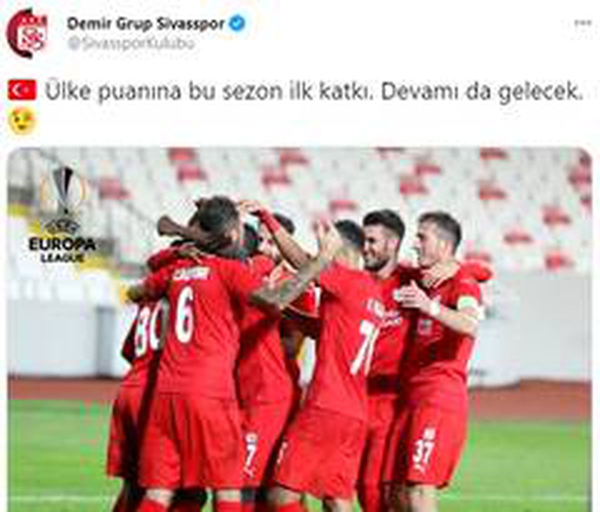 Sivasspor\'dan iddialı paylaşım!
