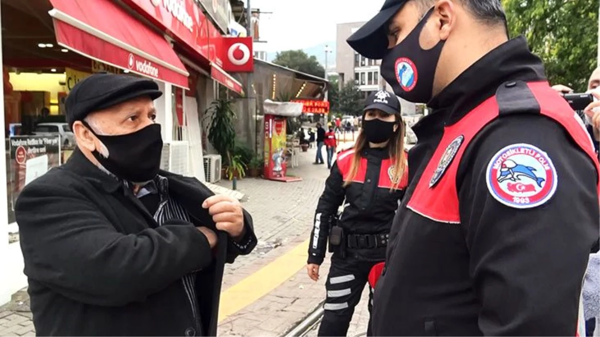 Bursa\'da koronavirüs denetimi yapan polis, Suriyeli vatandaşı Arapça uyardı