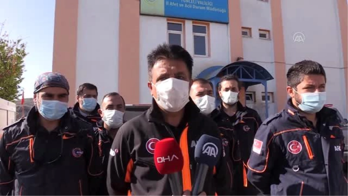 İzmir depreminin kahramanları görev yerleri Tunceli\'ye döndü