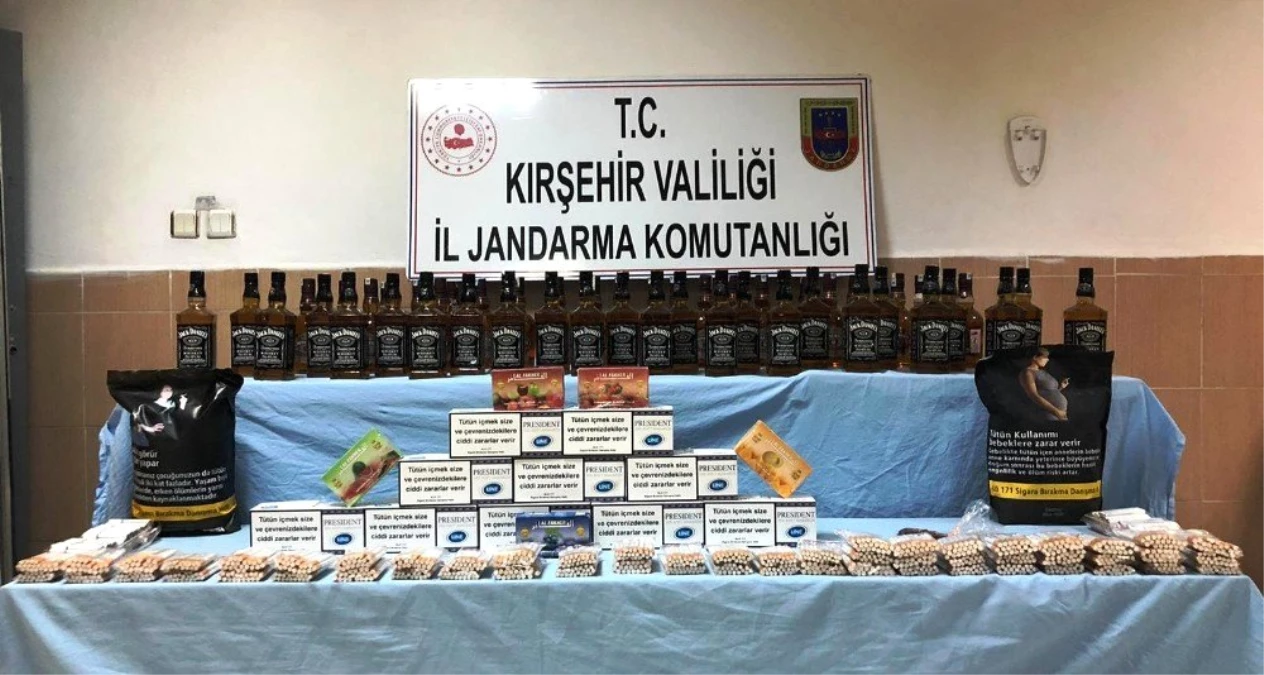 Kırşehir\'de kaçak sigara ve sahte içki operasyonu
