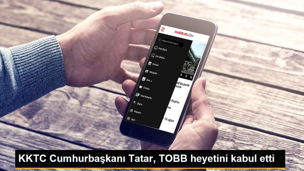 Son dakika haberi! KKTC Cumhurbaşkanı Tatar, TOBB heyetini kabul etti
