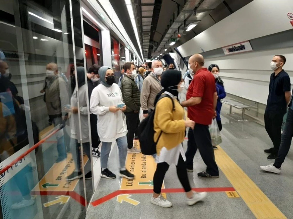 Mecidiyeköy-Mahmutbey Metrosu\'nda günlük yolcu sayısı 80 bine ulaştı