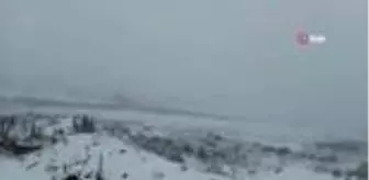 Yaylalar beyaza büründü