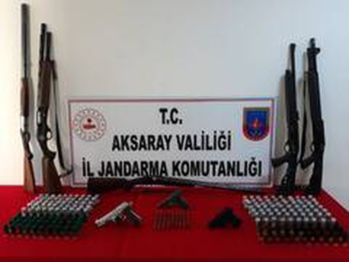 Aksaray\'da silah operasyonu