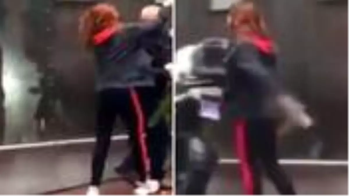 Babası yaşında adamı tekme tokat dövüp başına şişeyle vurdu! Dehşete düşüren anlar kamerada